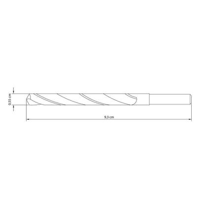 Imagem de Broca de Aço Rápido 5.5 mm DIN 388 Tramontina