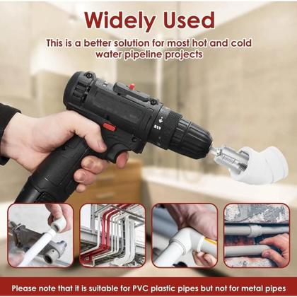 Imagem de Broca de Rosca Interna p Tubos 1/2 Polegada 3/4 Polegada