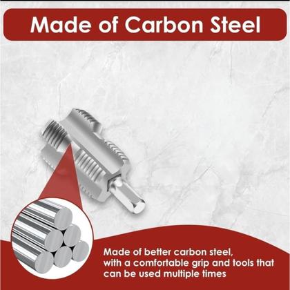 Imagem de Broca de Rosca Interna p Tubos 1/2 Polegada 3/4 Polegada