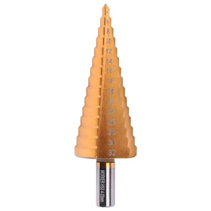 Imagem de Broca Escalonada em Titânio 4mm a 32mm 981699 Worker