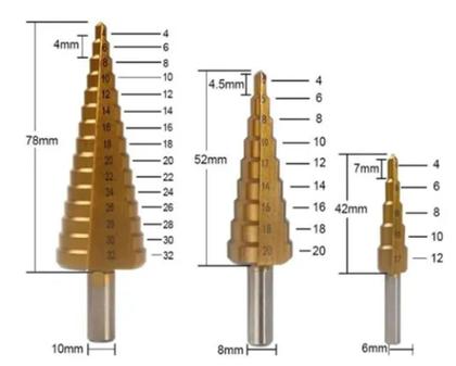 Imagem de Broca Escalonada para Metal 3pçs