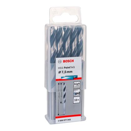 Imagem de Broca HSS DIN 338 7.5mm PointTeQ 2608577243 Bosch Unica