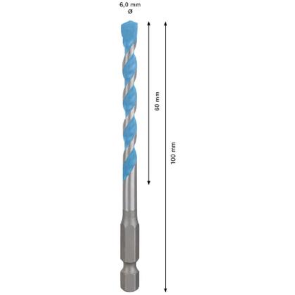 Imagem de Broca Multiconstruction 60 x 100 mm Hex-9 BOSCH