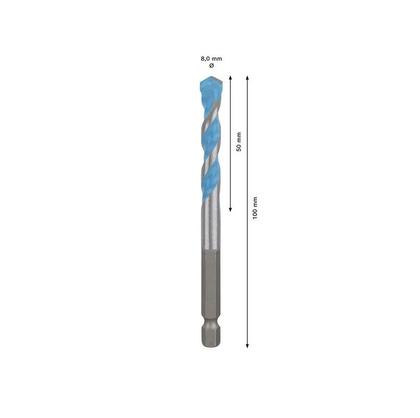 Imagem de Broca Multimatérias 8 x 100mm Bosch 2608900581