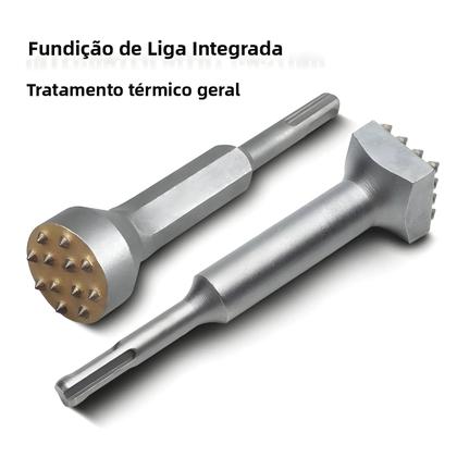 Imagem de Broca Para Martelo Demolidor De Concreto Com Pontas Redonda, Quadrada E Hexagonal 1 Peça