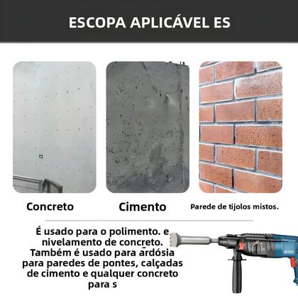 Imagem de Broca Para Martelo Demolidor De Concreto Com Pontas Redonda, Quadrada E Hexagonal 1 Peça