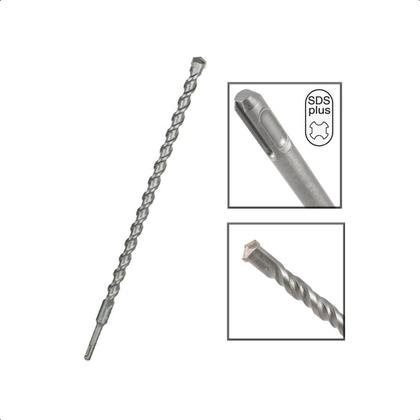 Imagem de Broca SDS Plus 20x400 mm Aço Carbono Tungstênio Martelete