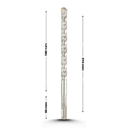 Imagem de Broca Sds Plus C/ Widea P/ Concreto E Alvenaria 14 X 210 Mm