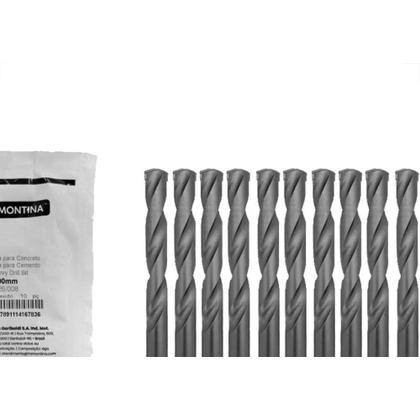 Imagem de Broca Widea Tramontina Basic 7,0Mm Pacote Com 10 Pecas - 43126/008 - Kit C/10 Pecas