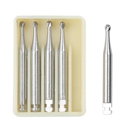 Imagem de Brocas Dentárias de Carboneto de Tungstênio - Kit com 5 Peças, Formato Redondo, Série RA 235mm - Baixa Velocidade