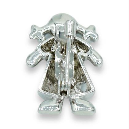 Imagem de Broche Menino ou Menina Strass BRG1111