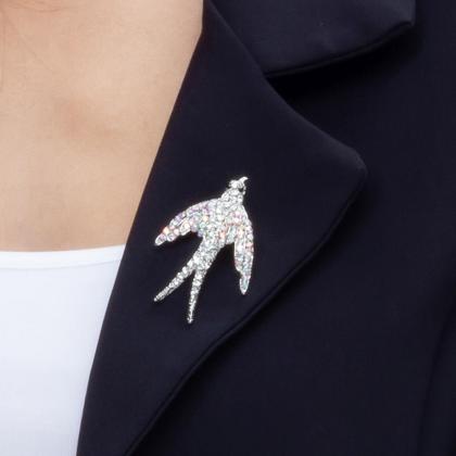 Imagem de Broche Strass Andorinha BRG0072