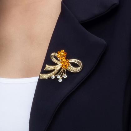 Imagem de Broche Strass Lacinho BRG16992