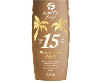 Imagem de Bronzeador Anasol FPS 15 125ml - Óleo