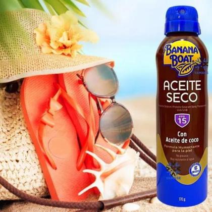 Imagem de Bronzeador Spray Fps15 Pele Seca Hidratada Banana Boat