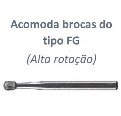 Imagem de Broqueiro alumínio 60 furos fg verde - microdont