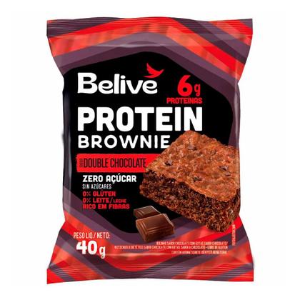 Imagem de Brownie Proteico Double Chocolate Belive 40g