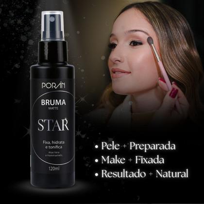 Imagem de Bruma Star Matte Porán 120ml Fixador De Maquiagem - Hidrata e Prepara a Pele