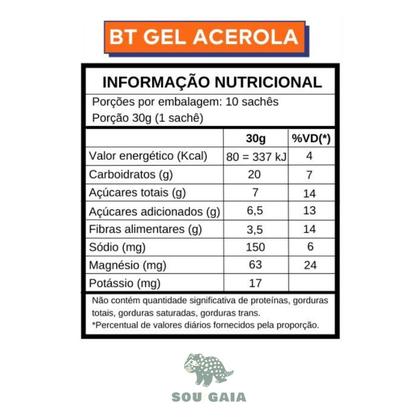 Imagem de BT Gel 1 Sachê Beterraba Dobro Carboidratos Todos sabores pre intra treino Atletas aumento energia  resistência contra fadiga  hidratação