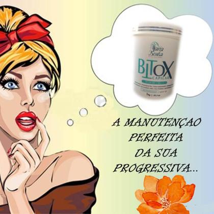 Imagem de Btox alto inpacto terapia detok btox tratamento capilar alisamento maria bonita 1000ml