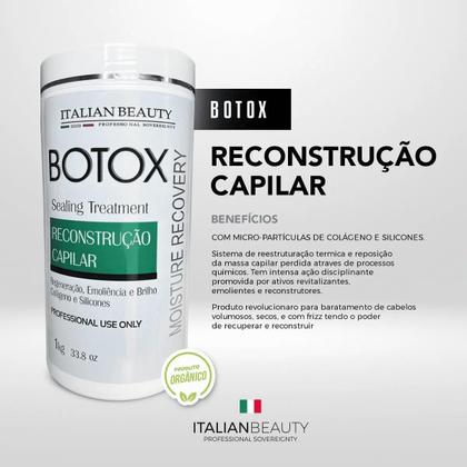 Imagem de Btox Detok Alisamento Italian Beauty Terapia Mega Liso 1Lt