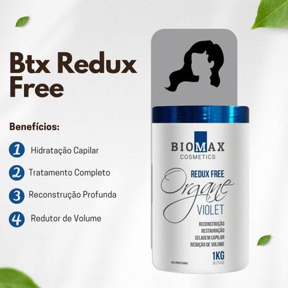 Imagem de Btox Redux Free Organe Matizador Blond Loiras 1 Kg