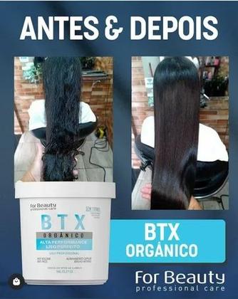 Imagem de Btx Capilar Orgânico Anti Frizz For Beauty 250g