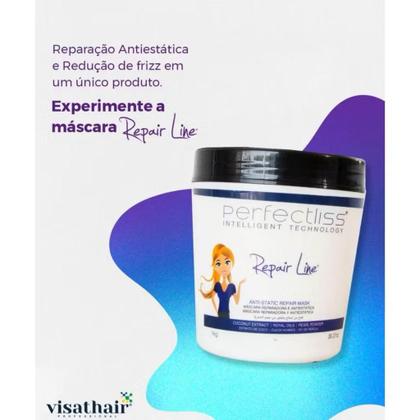 Imagem de BTX Capilar - Selagem sem formol - Perfectliss Visat Hair - 1Kg