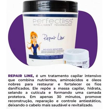 Imagem de BTX Capilar - Selagem sem formol - Perfectliss Visat Hair - 1Kg
