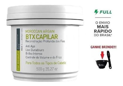 Imagem de Btx Moroccan Argan Capilar Max Illumination For Beauty 500g