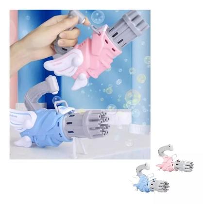 Imagem de Bubble Machine Soap Brinquedo Bolhas De Sabão Elétrico