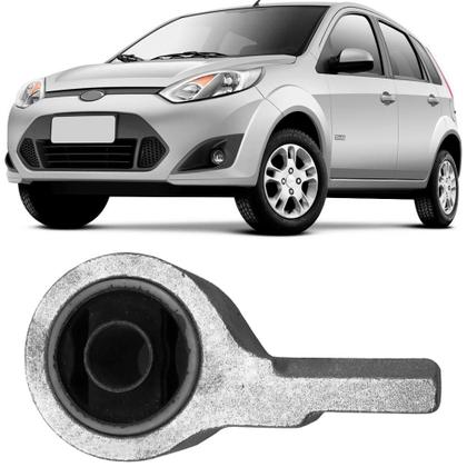 Imagem de Bucha Bandeja Balança Ford Fiesta Hatch 2002 a 2014 Dianteiro Maior com Suporte