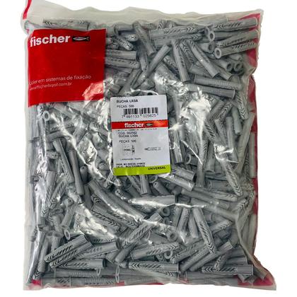 Imagem de Bucha de Nylon Fischer 8 mm UX8A - Pacote com 500 Unidades
