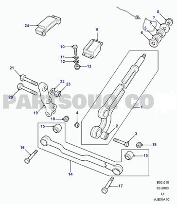 Imagem de Bucha do Braço tensor Defender 1986 á 2010 - Suspensão Dianteira