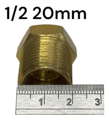 Imagem de Bucha Redução Lubefer 1/2 Macho x 3/8 Fêmea Aço