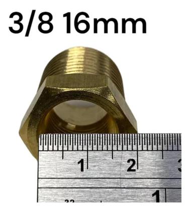 Imagem de Bucha Redução Lubefer 1/2 Macho x 3/8 Fêmea Aço