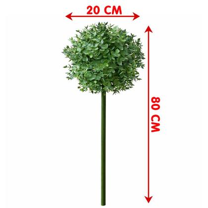 Imagem de Bucho Buchinho Planta Artificial Decoração De 80cm Kit 2pçs