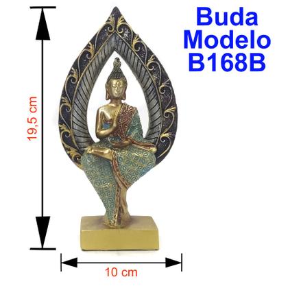 Imagem de Buda Decorativo Em Resina Sabedoria hindu meditação fortuna Reflexão zen monge - B168