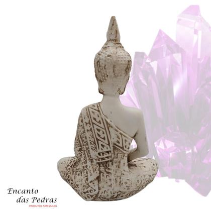 Imagem de Buda Hindu M - Branco