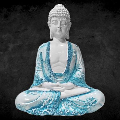 Imagem de Buda Hindu Tailandês Tibetano Estátua Decorativa Grande 22cm