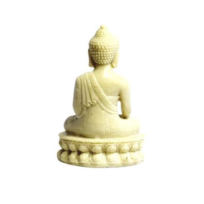 Imagem de Buda Tibetano 11cm Branco