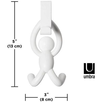 Imagem de Buddy Cabideiro de Porta para Armarios Multiuso Branco UMBRA