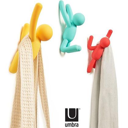 Imagem de Buddy Conjunto Cabideiros de Parede 3 Peças Colorido UMBRA