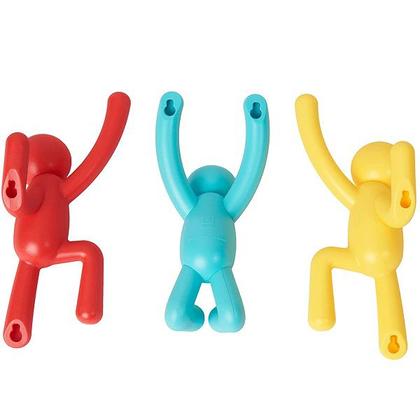 Imagem de Buddy Conjunto Cabideiros de Parede 3 Peças Colorido UMBRA