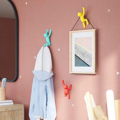 Imagem de Buddy Conjunto Cabideiros de Parede 3 Peças Colorido UMBRA