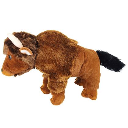 Imagem de Búfalo Bisão Bicho de Pelúcia Realista Touro Boi Fazendinha