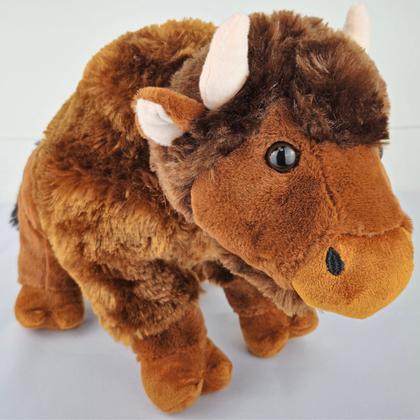 Imagem de Búfalo Bisão Bicho de Pelúcia Realista Touro Boi Fazendinha