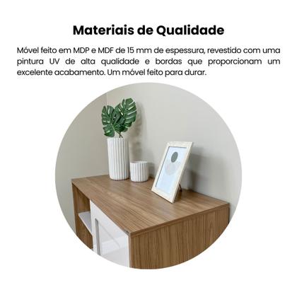 Imagem de Buffet 1 Porta Palhinha Rattan Charlotte