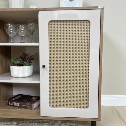 Imagem de Buffet 1 Porta Palhinha Rattan Charlotte