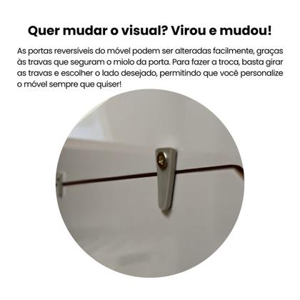 Imagem de Buffet 1 Porta Palhinha Rattan Charlotte